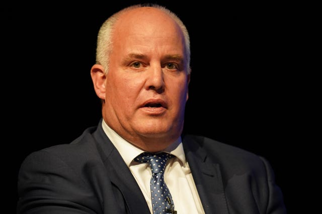 Andrew RT Davies, Leader of the Welsh Conservatives in the Senedd, speaking during the Conservative Party annual conference at the International Convention Centre in Birmingham
