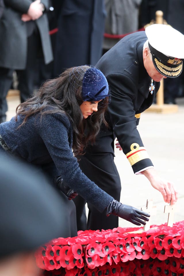 Royals at the Field of Remembrance