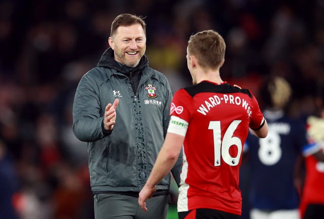 Hasenhuttl has given the captain's armband to James Ward-Prowse