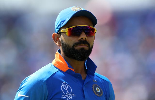 India captain Virat Kohli has never played in an overseas franchise league (Nigel French/PA)