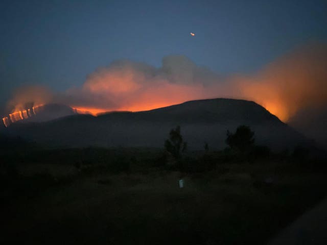Scottish wildfire