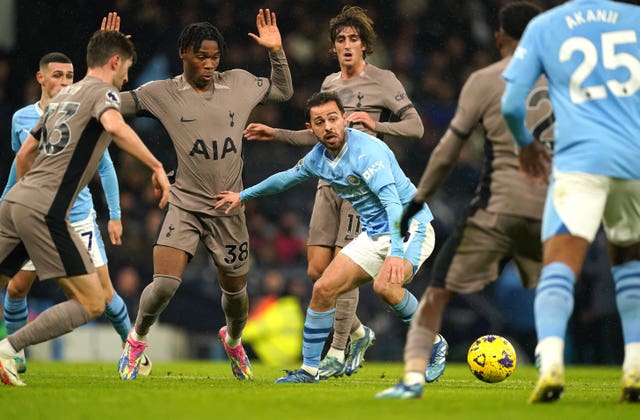 Bernardo Silva faces Tottenham
