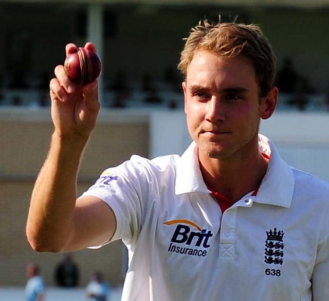 Broad took his first Test hat trick against India in 2011, finishing with figures of 6-46 as he was also named man of the match