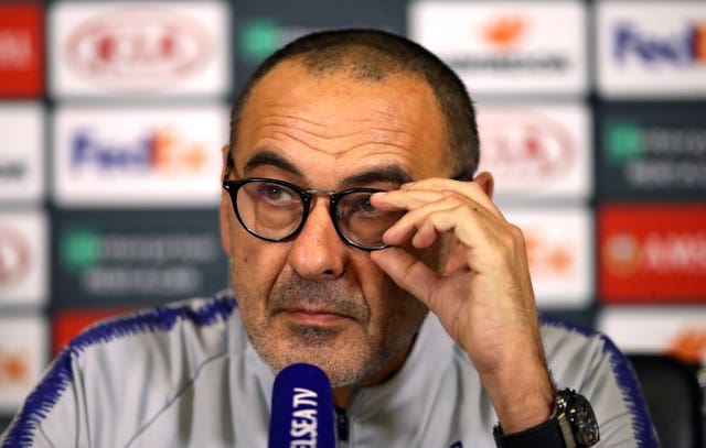 Chelsea boss Maurizio Sarri will hope for a strong performance from his players