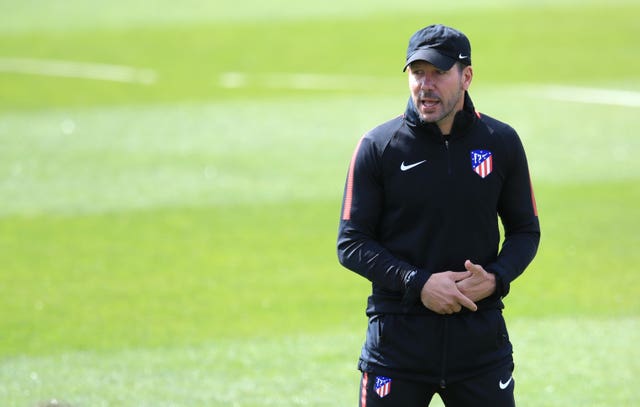 Atletico Madrid Training and Press Conference