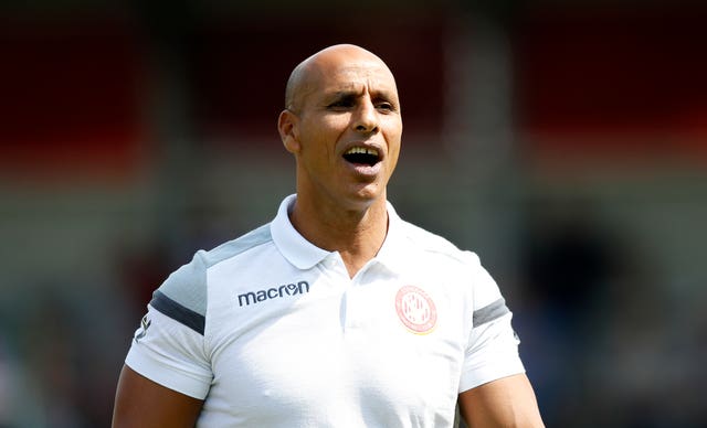 Dino Maamria was sacked by Stevenage last September