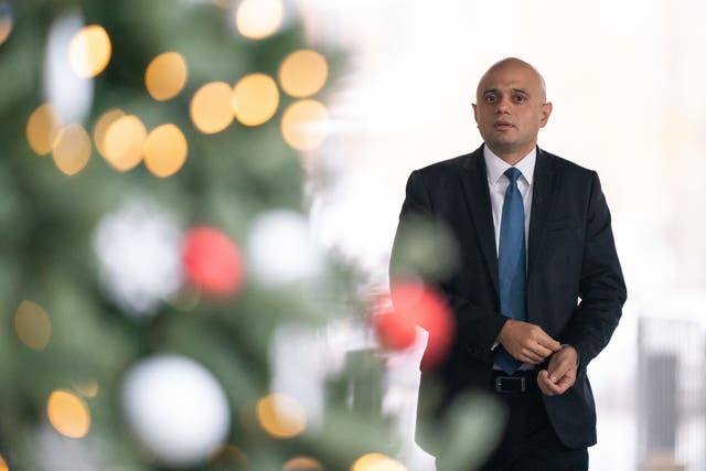 Health Secretary Sajid Javid