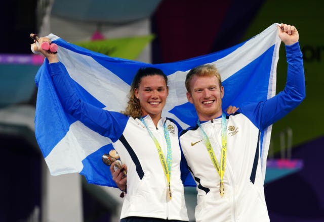 Grace Reid and James Heatly