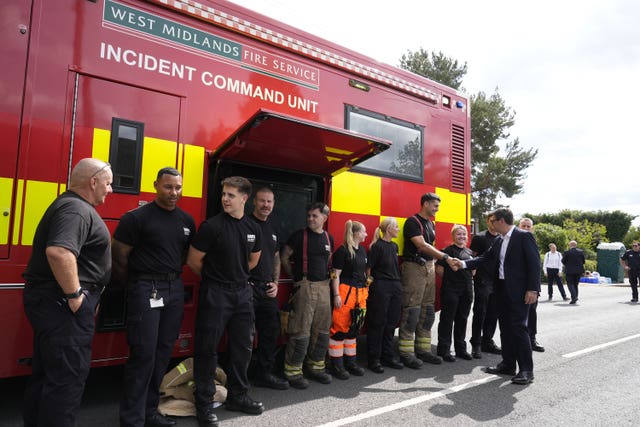 West Midlands wildfires
