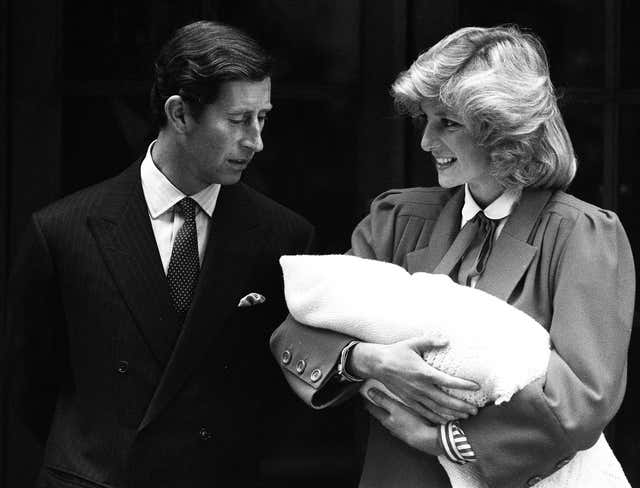 Prince Harry and his parents