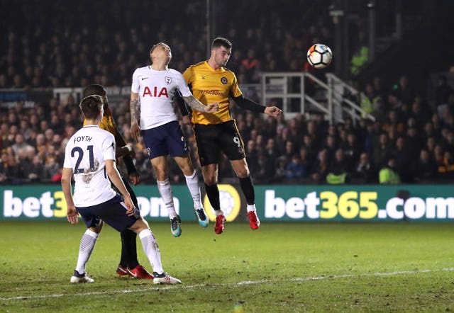 Newport County v Tottenham Hotspur – Emirates FA Cup – Fourth Round – Rodney Parade