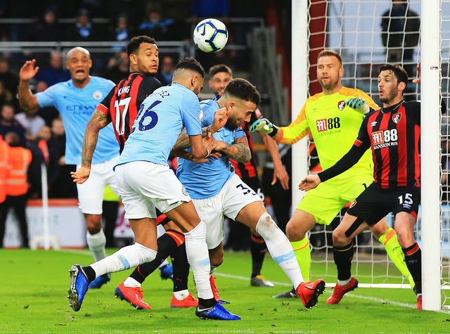 Manchester City face Bournemouth on Sunday