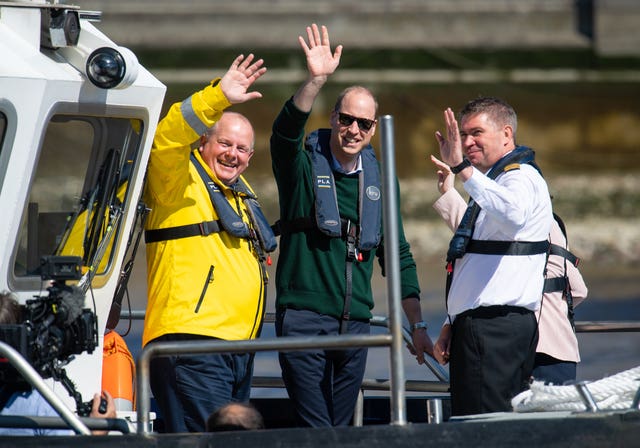 Duke of Cambridge Thames safety launch