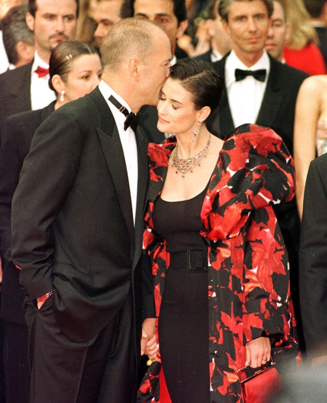 Bruce Willis and Demi Moore