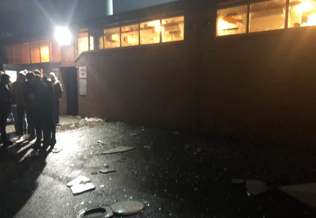 Potteries derby violence