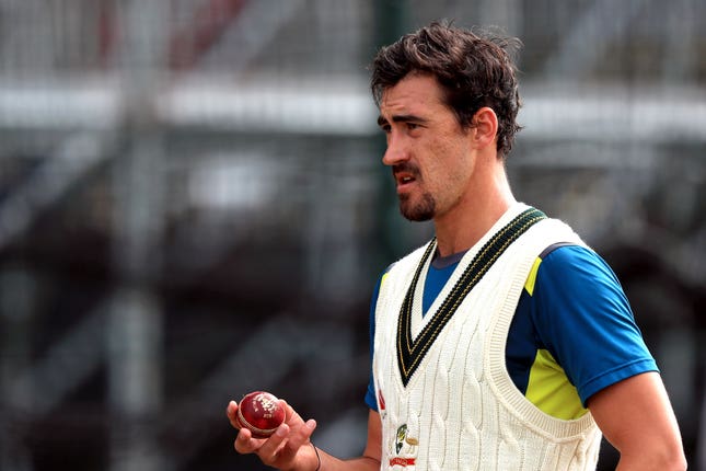 Mitchell Starc is in contention to return at Old Trafford