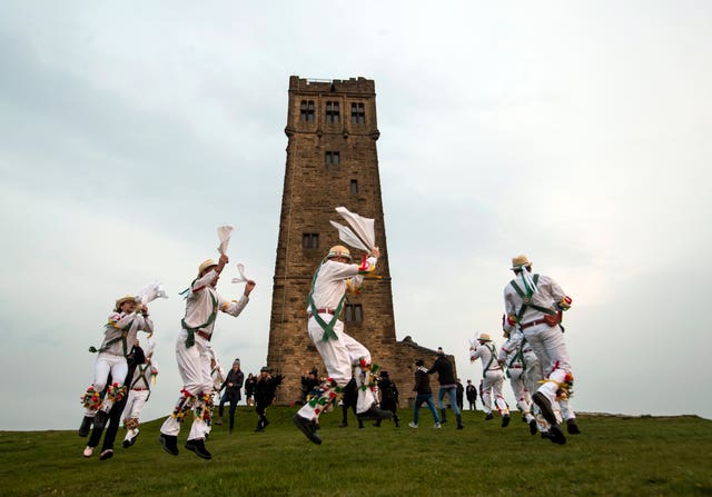 Morris Men Dance in the Dawn