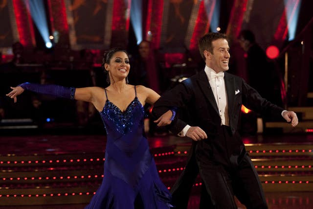 Laila Rouass and Anton Du Beke