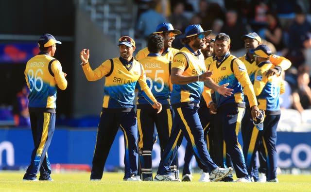 Sri Lanka produced a huge upset in defeating England (Simon Cooper/PA)