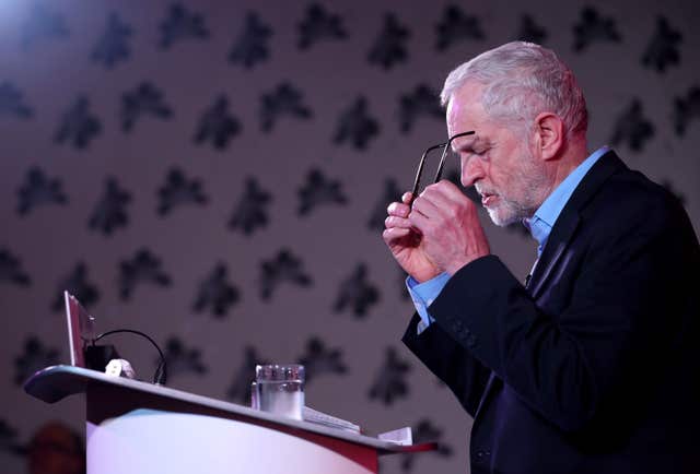 Jeremy Corbyn has defended the UK aid budget following the Oxfam scandal (Jane Barlow/PA)