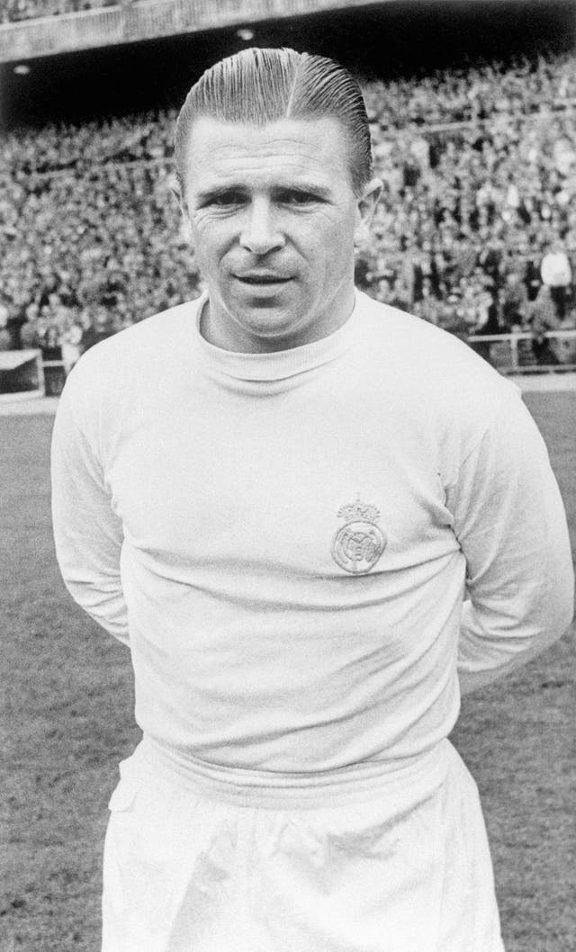 Ferenc Puskas played with distinction for Real Madrid