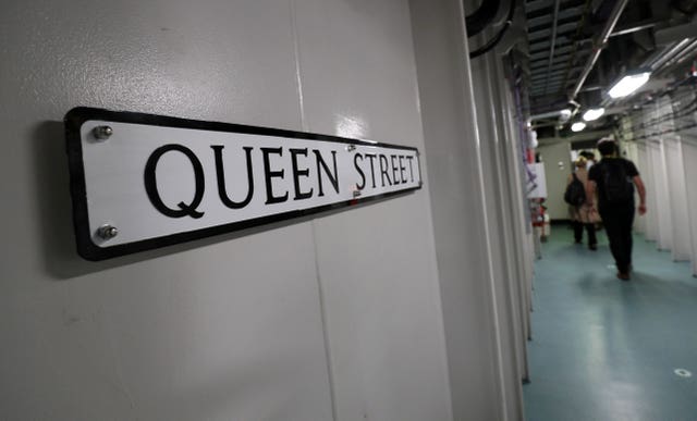 HMS Queen Elizabeth sign