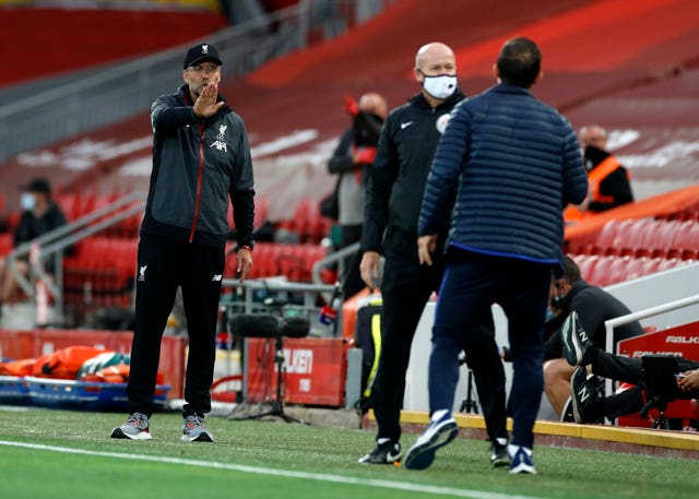 Klopp and Chelsea counterpart Frank Lampard were involved in a touchline altercation last time they met