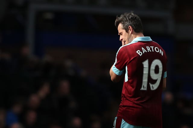 Joey Barton had returned to the Premier League with Burnley before his suspension.