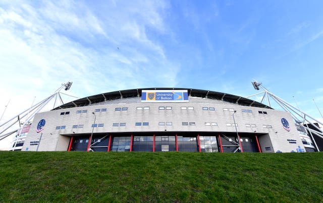The match had been rearranged to be played at University of Bolton Stadium on Tuesday (Dave Howarth/PA).