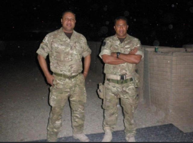 Ilaitia Cokanasiga (left) with his brother Mike