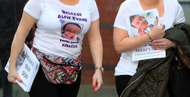 Alfie Evans court case