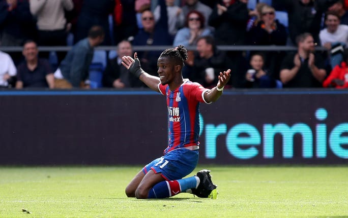 Wilfried Zaha will not be joining Everton