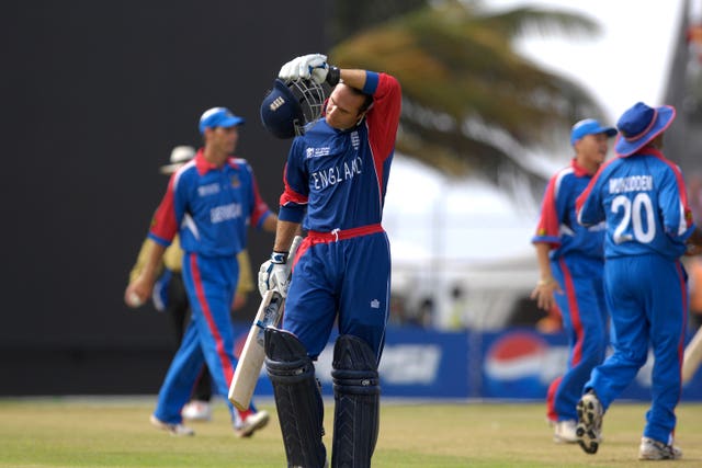 Michael Vaughan was unable to make much of an impression with the bat at the 2007 World Cup (Rebecca Naden/PA)
