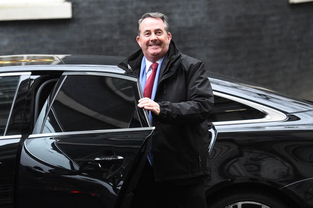 Liam Fox said Labour's claims they would be able to influence EU trade policy showed they did not understand how EU policy worked (Kirsty O’Connor/PA)