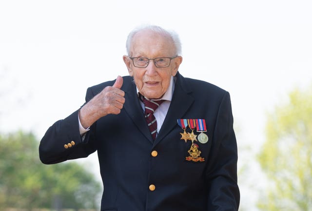 Captain Tom 100 charity challenge