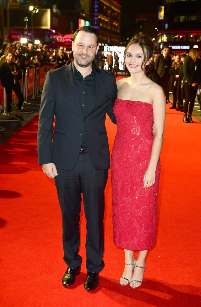 Olivia Cooke and Dan Fogelman at the BFI London Film Festival