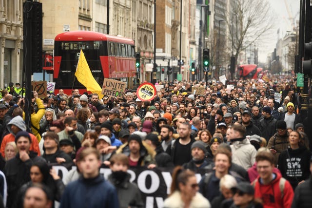 Anti-lockdown protest