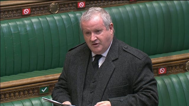 SNP Westminster leader Ian Blackford