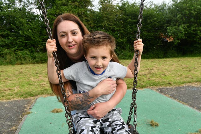 Harley Penty and mother Leanne