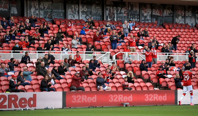 Middlesbrough fans