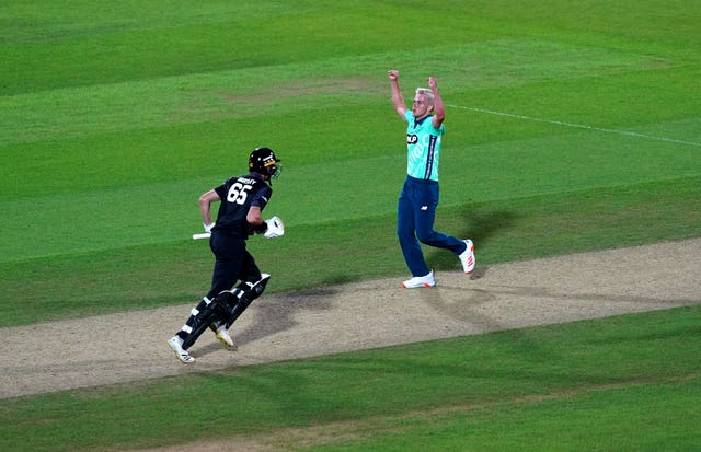 Sam Curran doubled up against Manchester Originals.