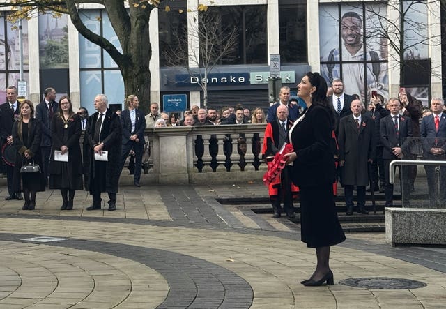 Deputy First Minister of Northern Ireland Emma Little-Pengelly during the service