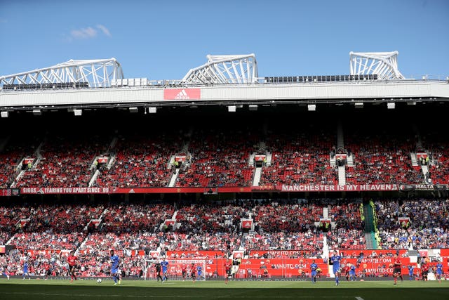 Home fans left Old Trafford early