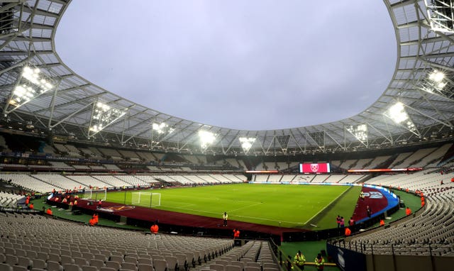 Fans have complained about the layout of the London Stadium 