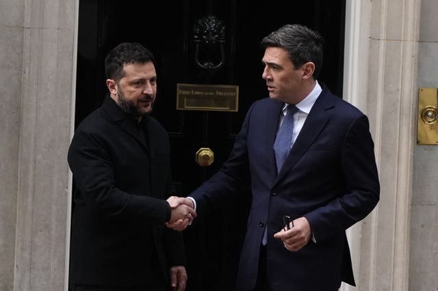 Volodymyr Zelensky visit to UK