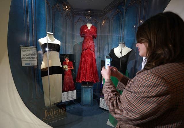 Princess of Wales dress auction