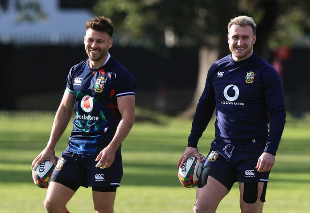 Ali Price (left) and Stuart Hogg (right) have been picked with a view to attack South Africa