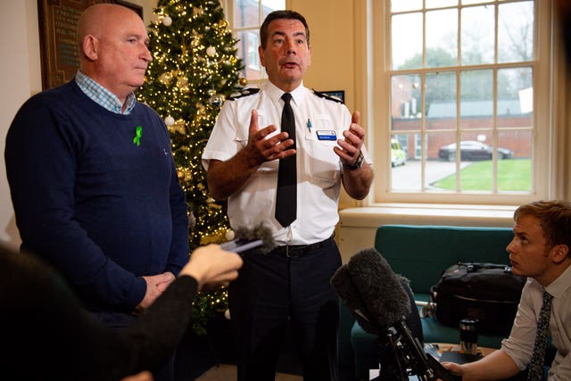 Northamptonshire Police Chief Constable Nick Adderley and Radd Seiger