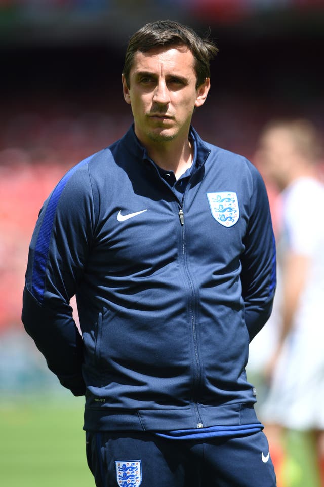 Gary Neville worked under Roy Hodgson at England