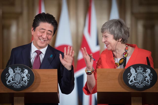 Shinzo Abe visit to UK